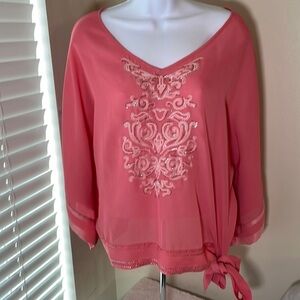 LANE Bryant Dolman Sleeve Blouse Size 14/16